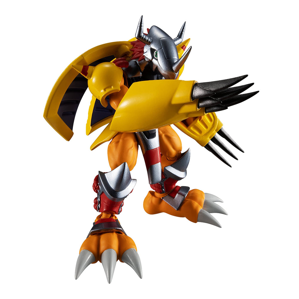 WarGreymon SHODO closeup highlighting articulation