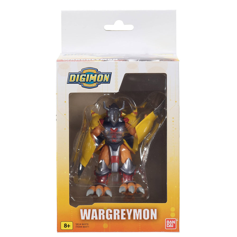 Side profile of Bandai Namco WarGreymon SHODO figure