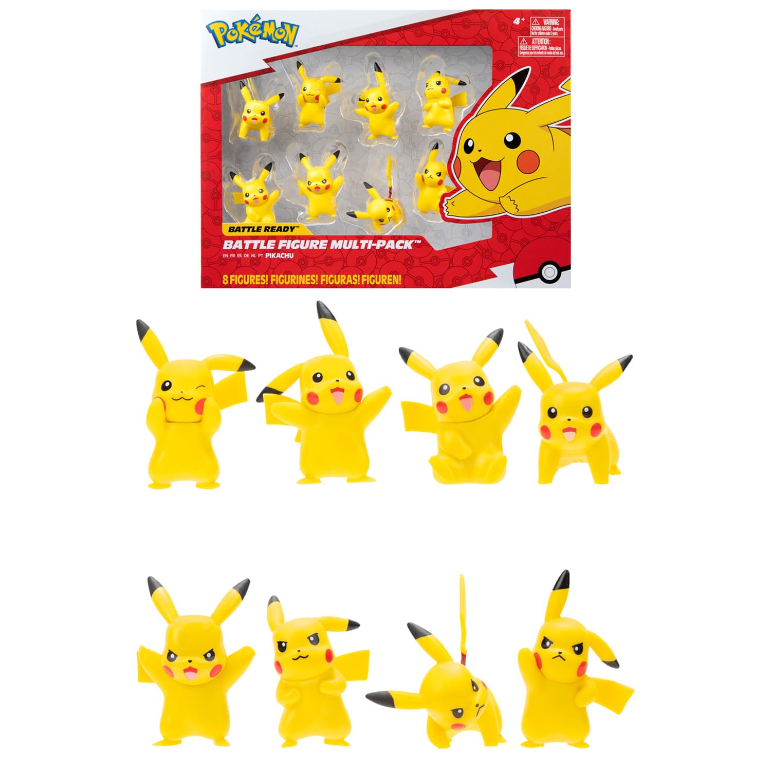 Bandai Pokémon Pikachu pose 1 figure for imaginative play and display.