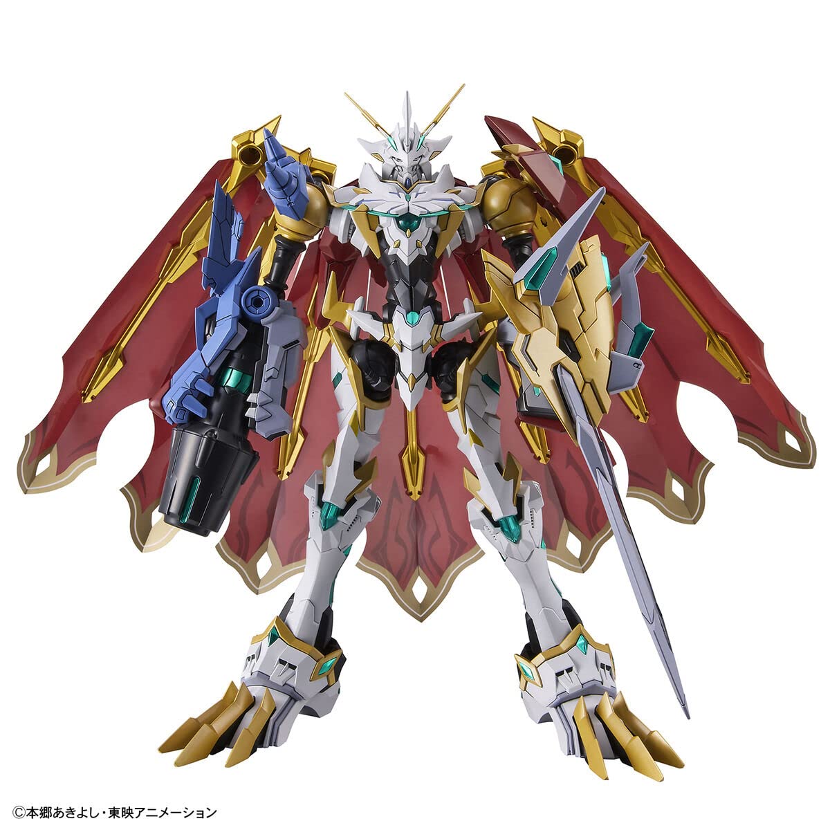 Assembled Omegamon X-Antibody pose showcasing display potential