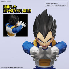 Vegeta NEW SPEC interchangeable faces offer varied expressions.