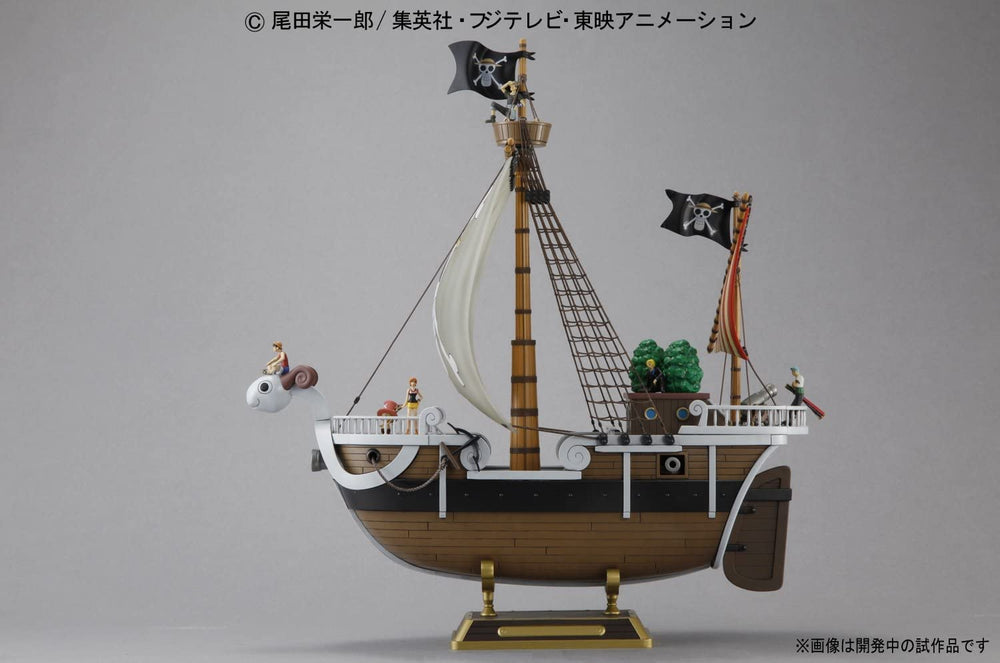 Bandai Spirits Going Merry anchor and cannon parts enable authentic posing.