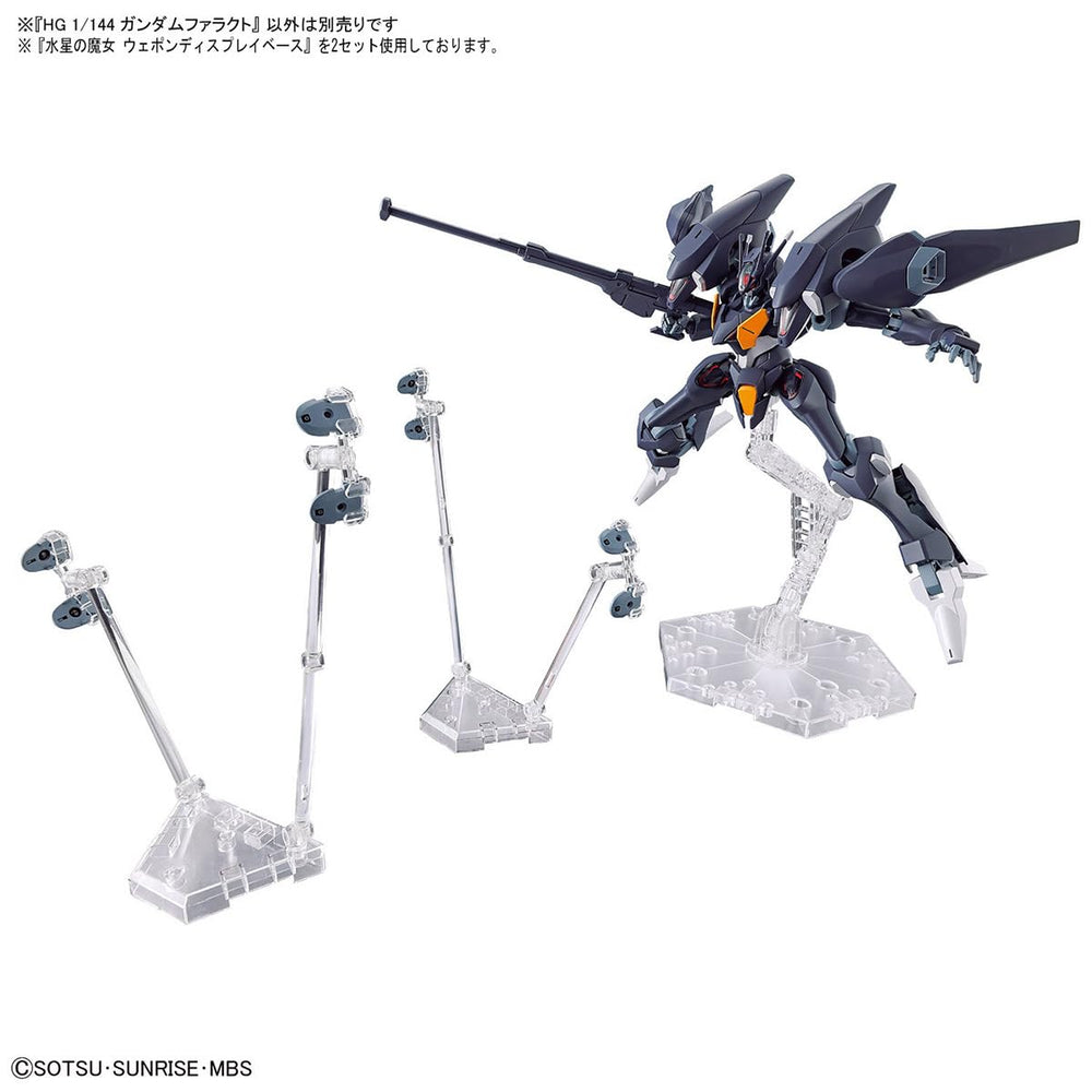 Bandai Spirits Gundam Pharact stickers aid authentic detailing.