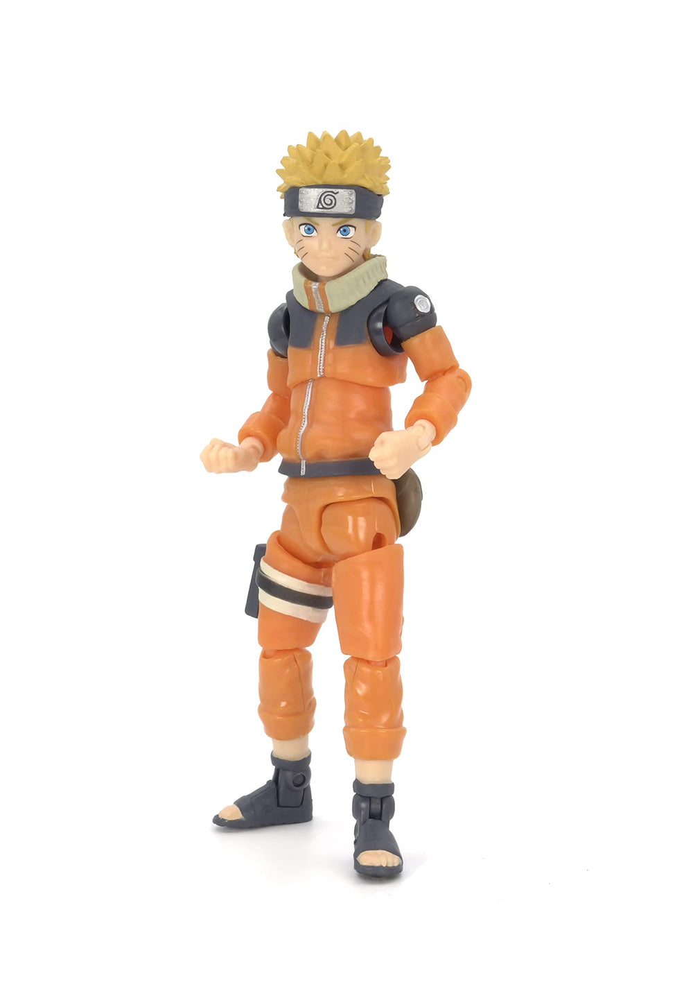 BANDAI Ultimate Legends Naruto Uzumaki Young side view highlighting dynamic silhouette for fans.