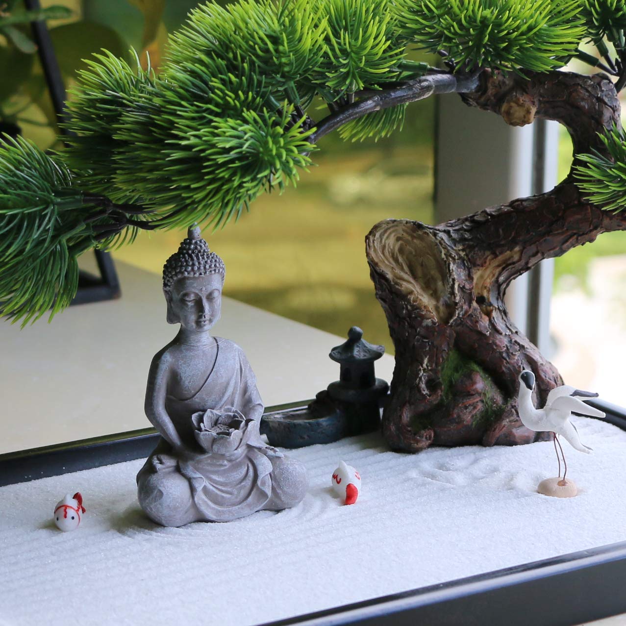 BangBangDa Buddha figurine promotes serene focus during short work pauses