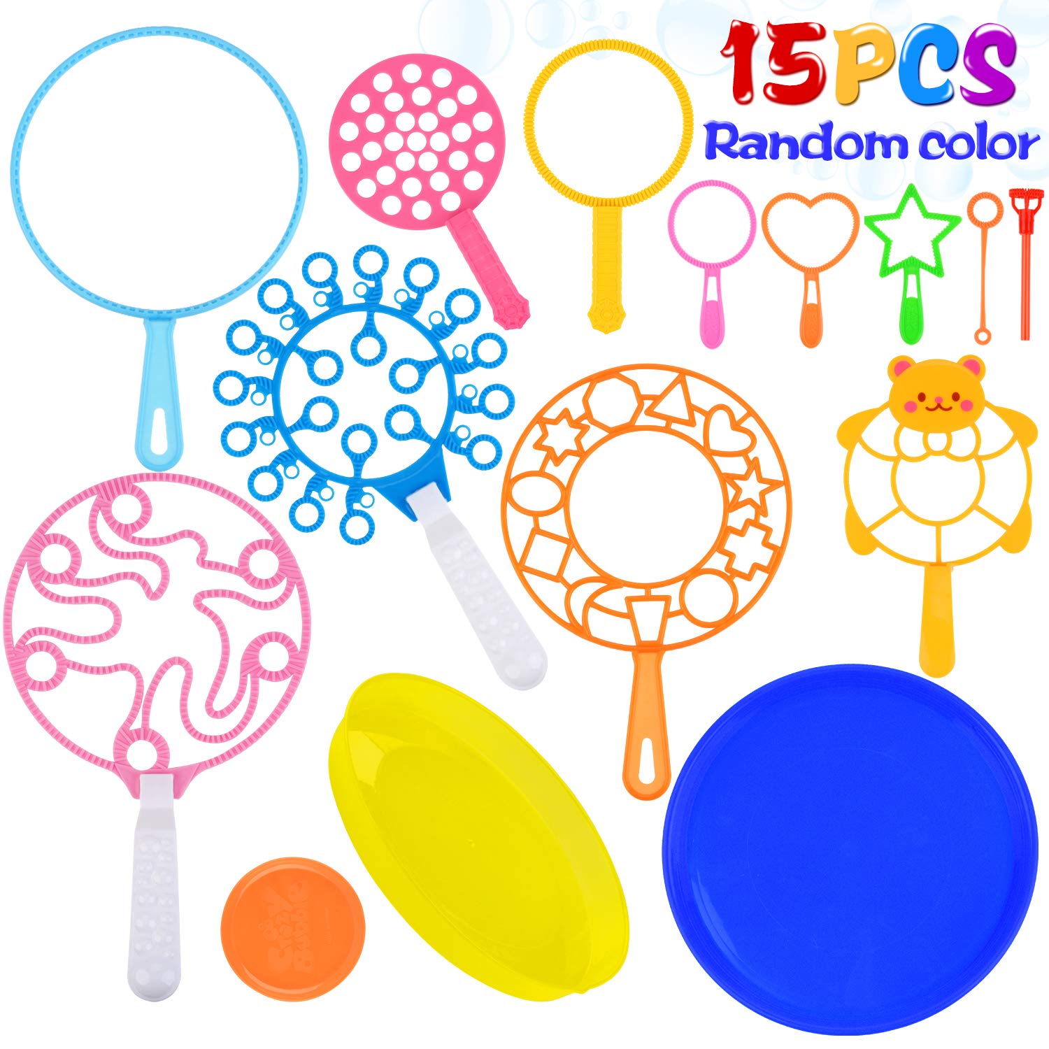 Bangcool Bubble Wands Set mid-size wands forming tall bubbles