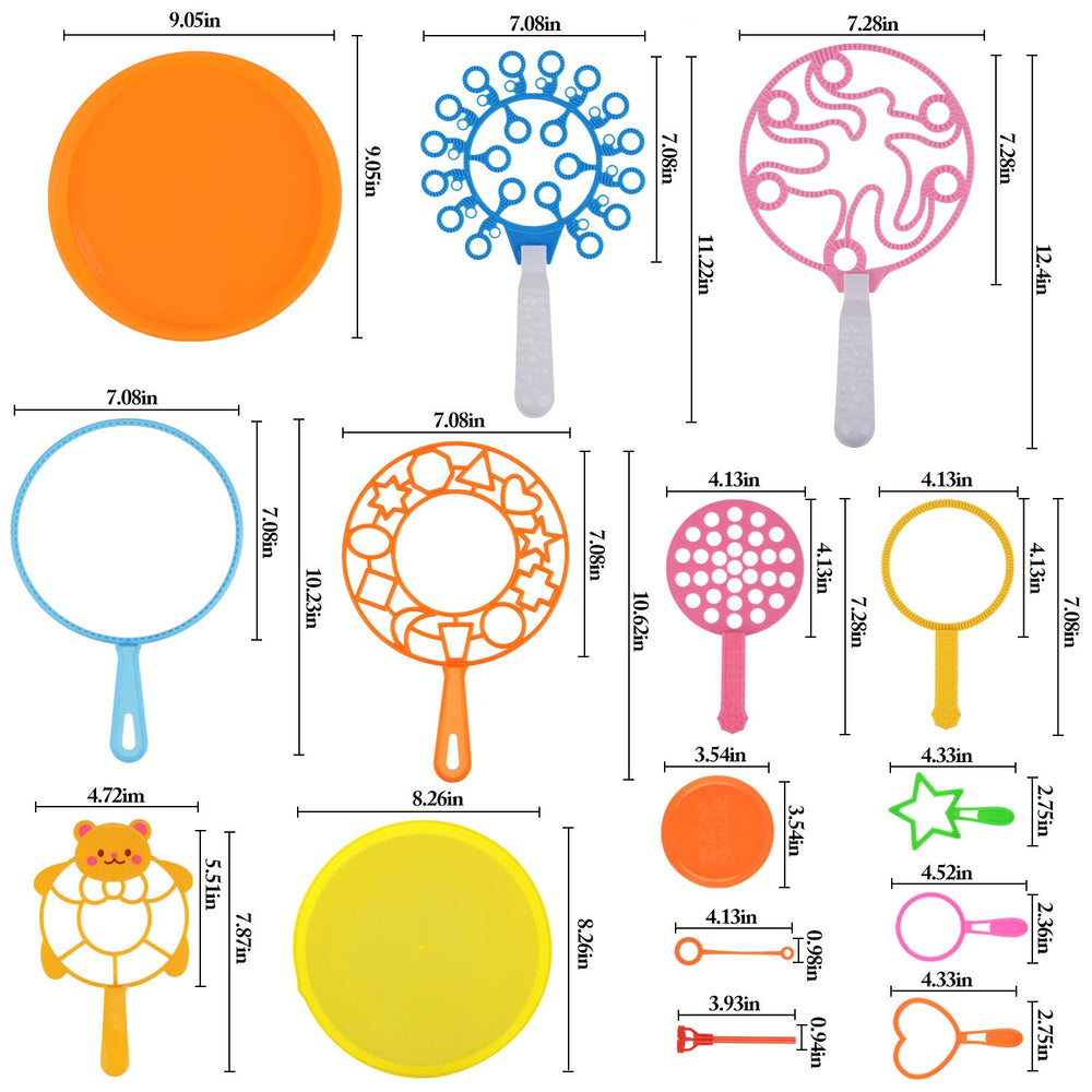 Bangcool Bubble Wands Set non-toxic plastic for safe family fun