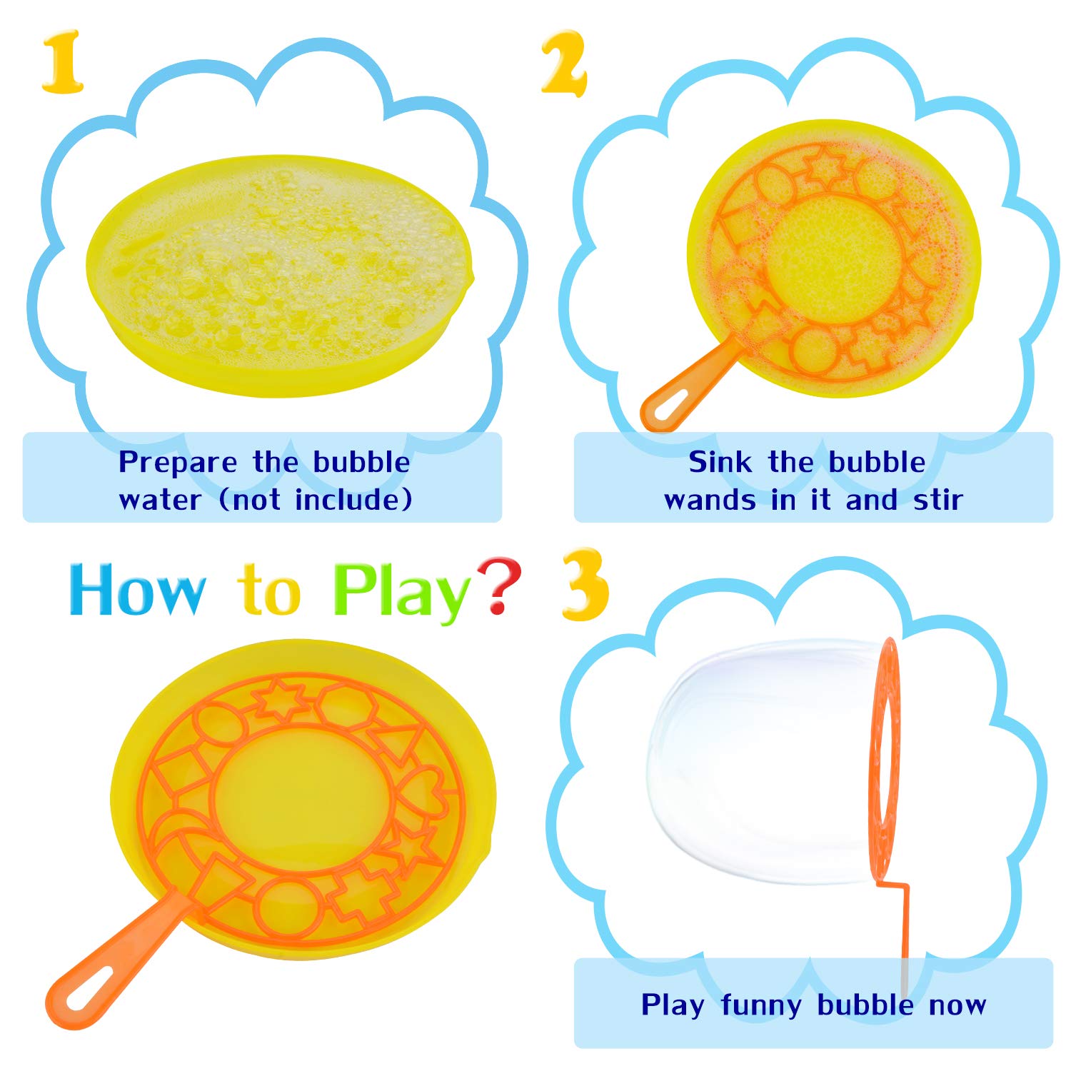 Bangcool Bubble Wands Set kids at playground creating bubbles