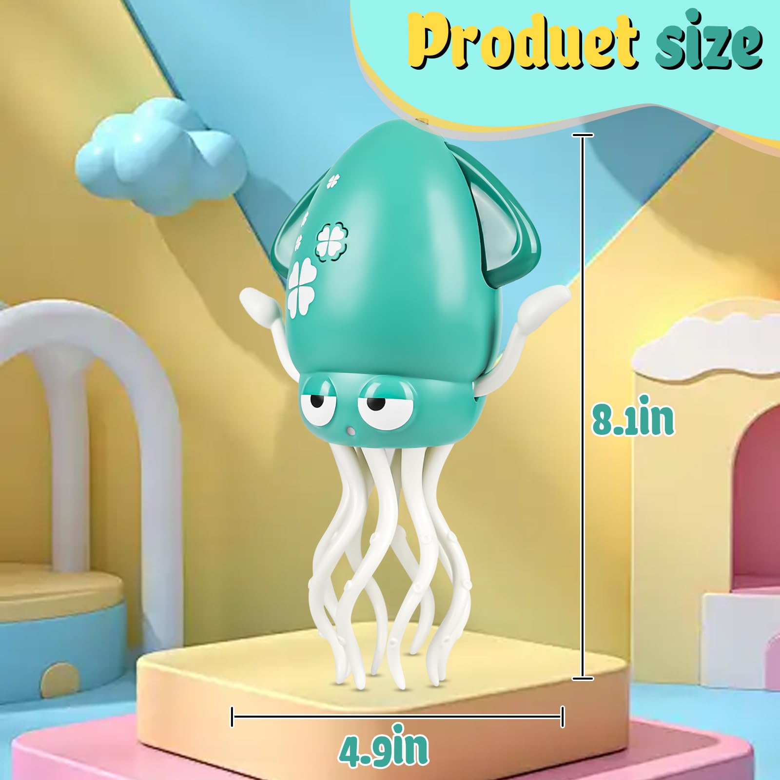 Bangzi Dancing Octopus toy is portable for indoor and outdoor use