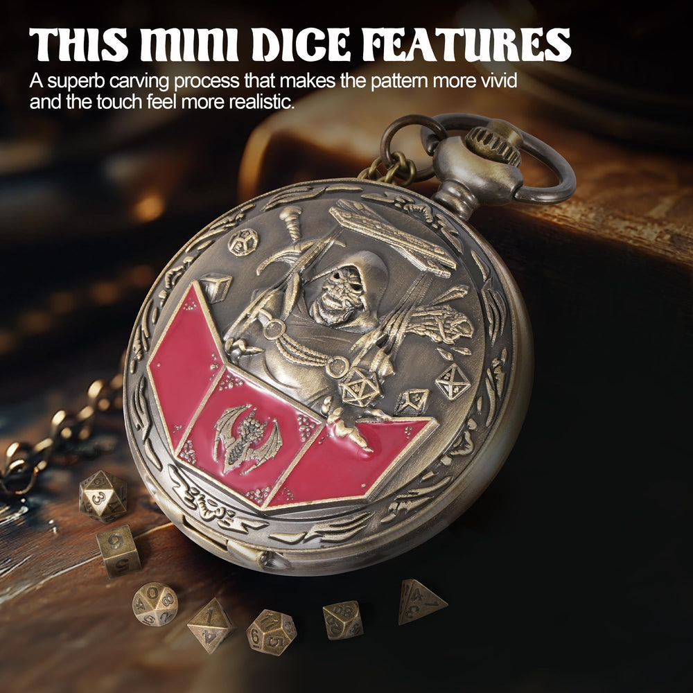 banloga 6mm metal dice provide precise numbers in a compact, durable kit