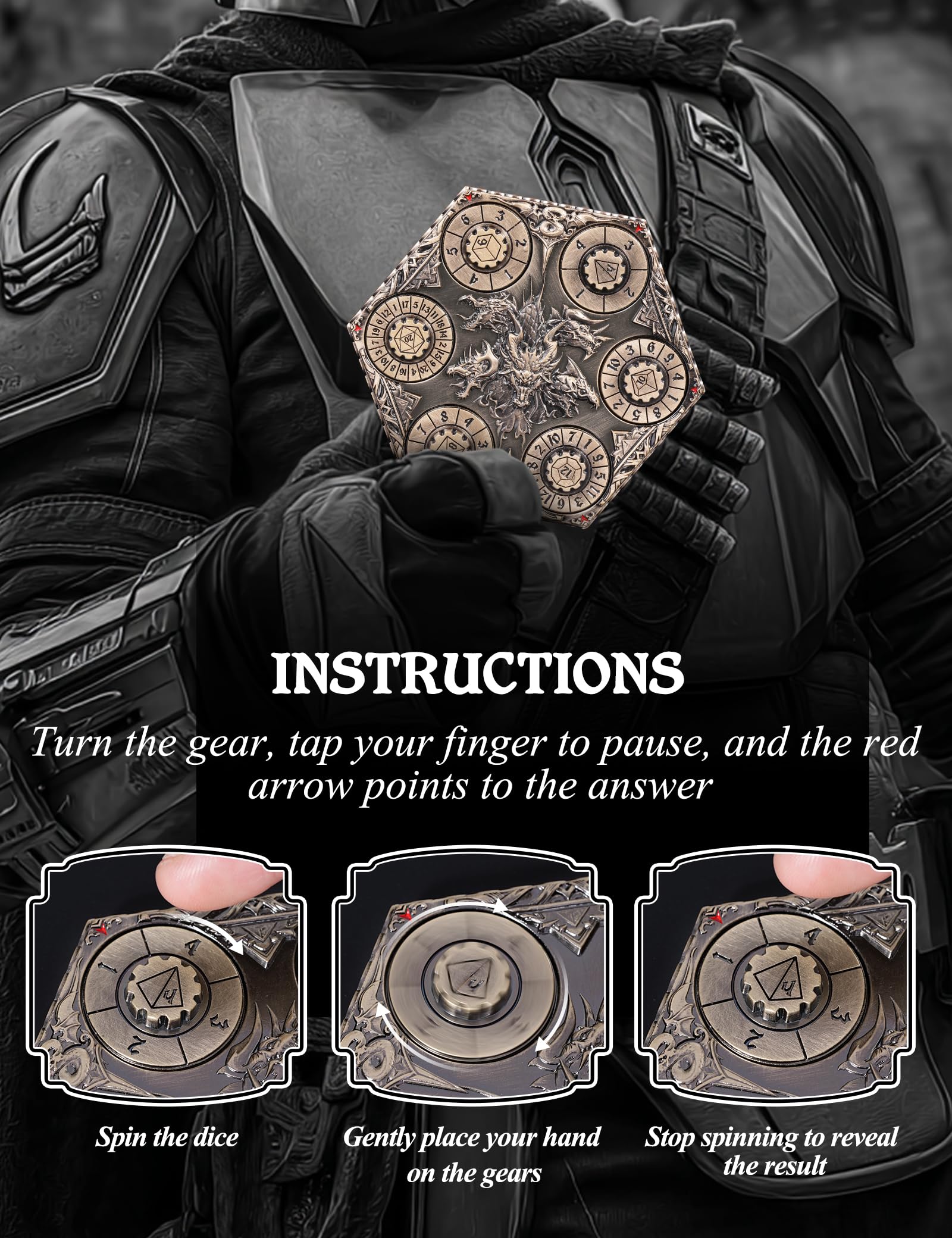Banloga storage pouch keeps D&D dice organized and accessible.