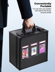 Banloga durable case suitable for PSA CGC BGS top loaders and more.