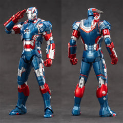 BANOBI Ironpatriot 7inch figure demonstrates poseability for dynamic display options.