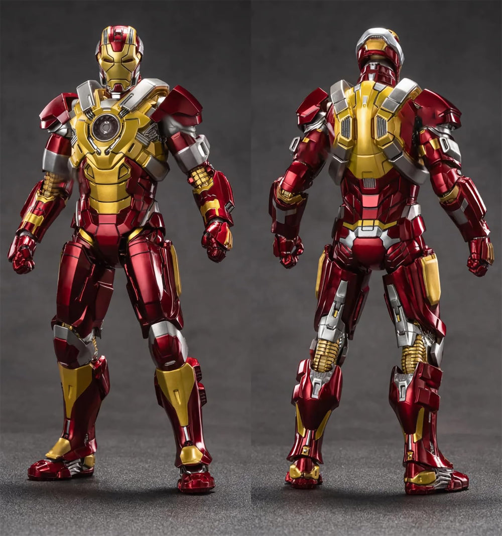 BANOBI MK17Ironman figure with poseable joints for dynamic display.