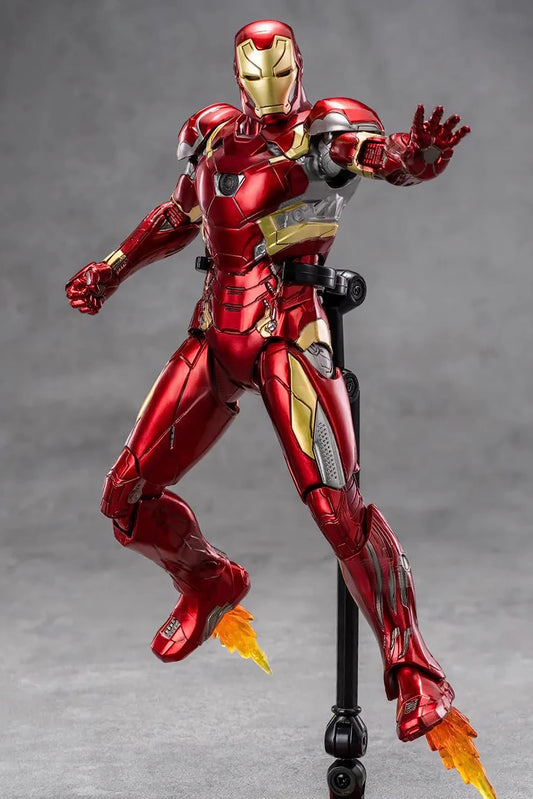 BANOBI MK46Ironman 7-inch figure back view showing articulated joints for dynamic poses
