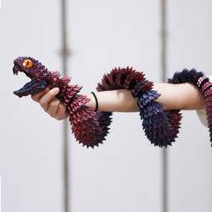 BANPIWOLG 47.5-inch snake model on car dashboard decoration