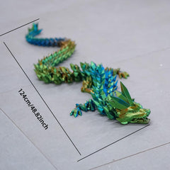 BANPIWOLG dragon close-up showing 3D printed scale detail and glossy finish