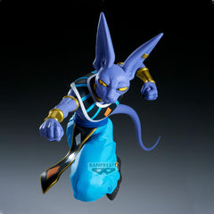 Banpresto Beerus vs Goku figure close-up detail showing craftsmanship.