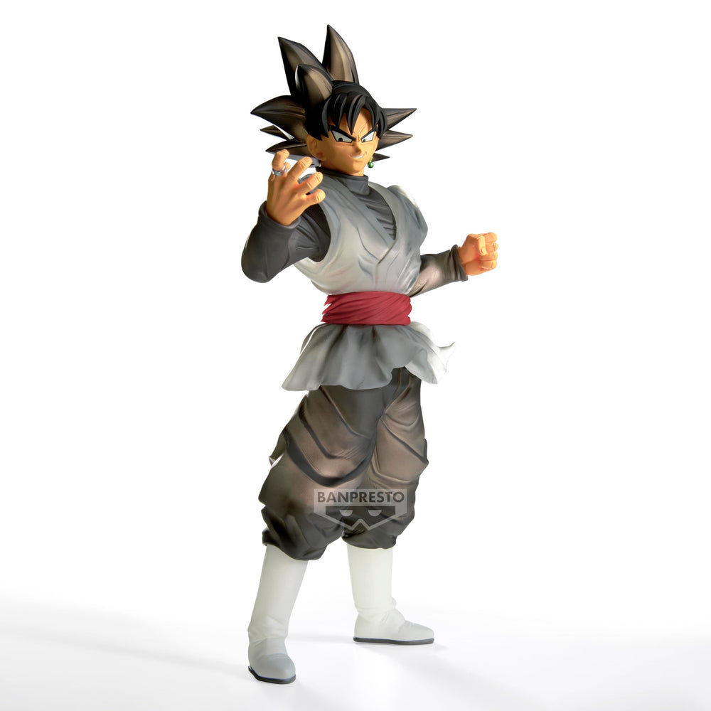 Banpresto Clearise Goku Black A back view outlines character silhouette.
