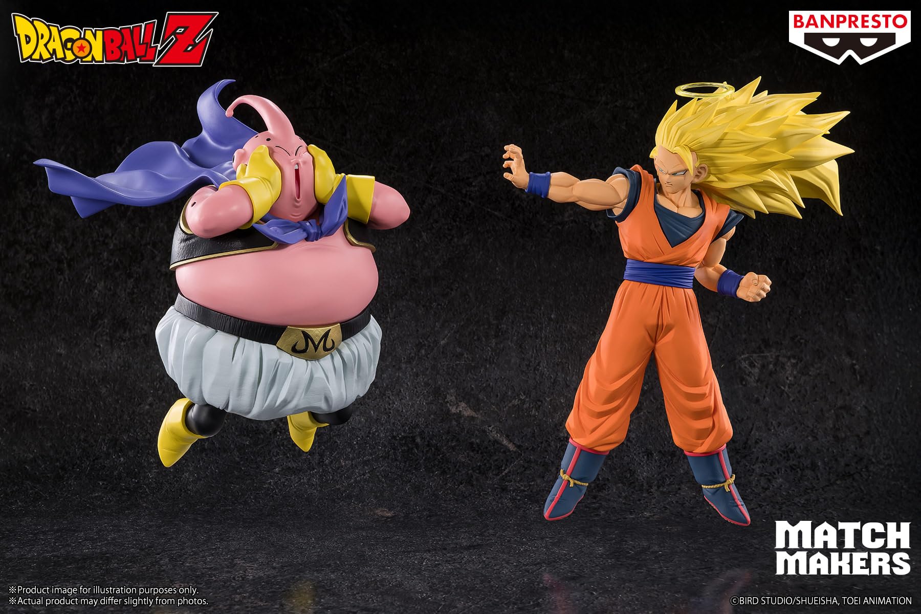 Collectible Banpresto figure pair to complete a scene on display