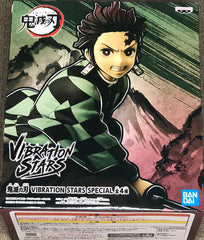 Banpresto Demon Slayer Tanjiro Vibration Stars figure in 6-inch desk display.