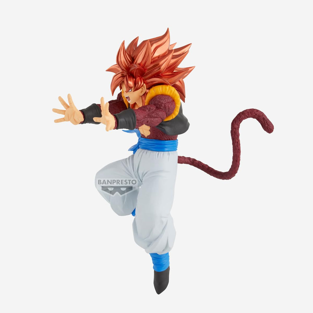 Banpresto Dragon Ball GT Gogeta stands 6.3 inches tall for compact shelves