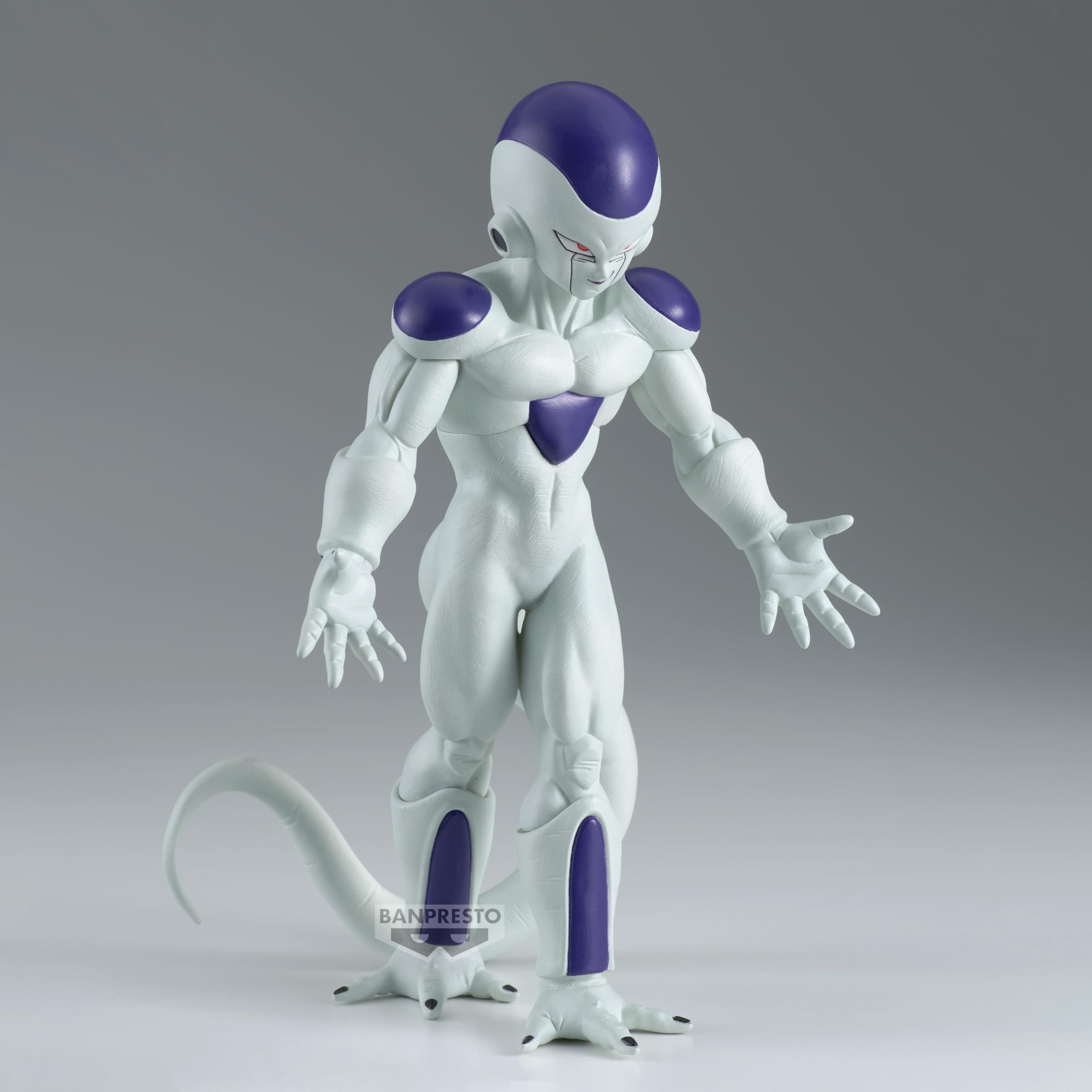 Frieza iconic pose adds dramatic flair to any Dragon Ball display