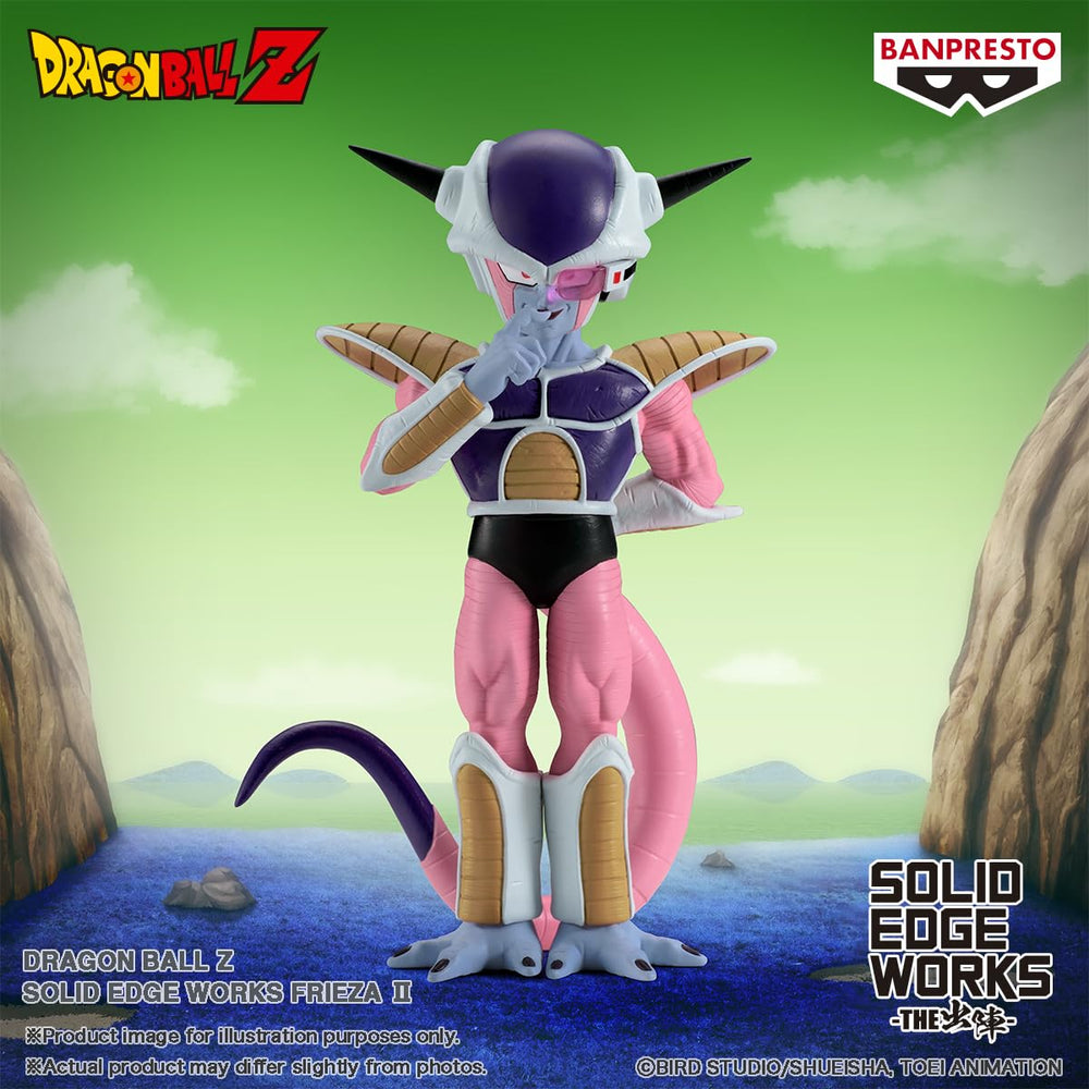 Banpresto Frieza II figure close-up head reveals intricate textures for fans