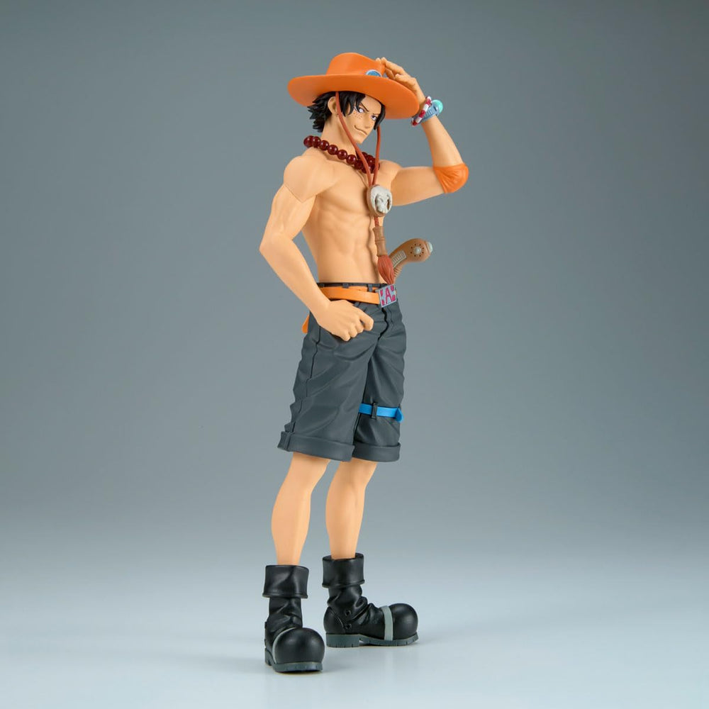 Banpresto Grandline Series Ace box with official licensing proof