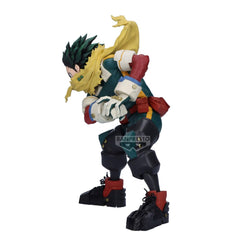 Banpresto Maximatic Izuku Midoriya figure side view enhances your display.