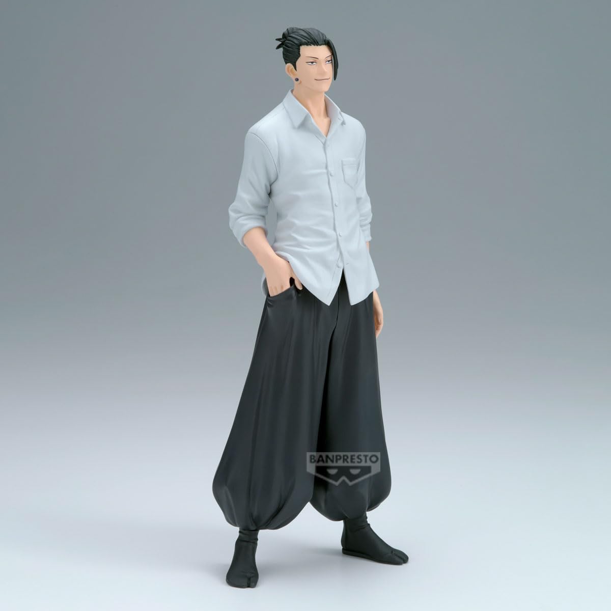 Officially licensed Banpresto packaging with Bandai Namco label on the box.