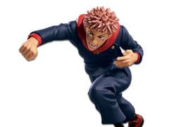 Banpresto Yuji Itadori repeat figure close-up showing sculpt detail for display.