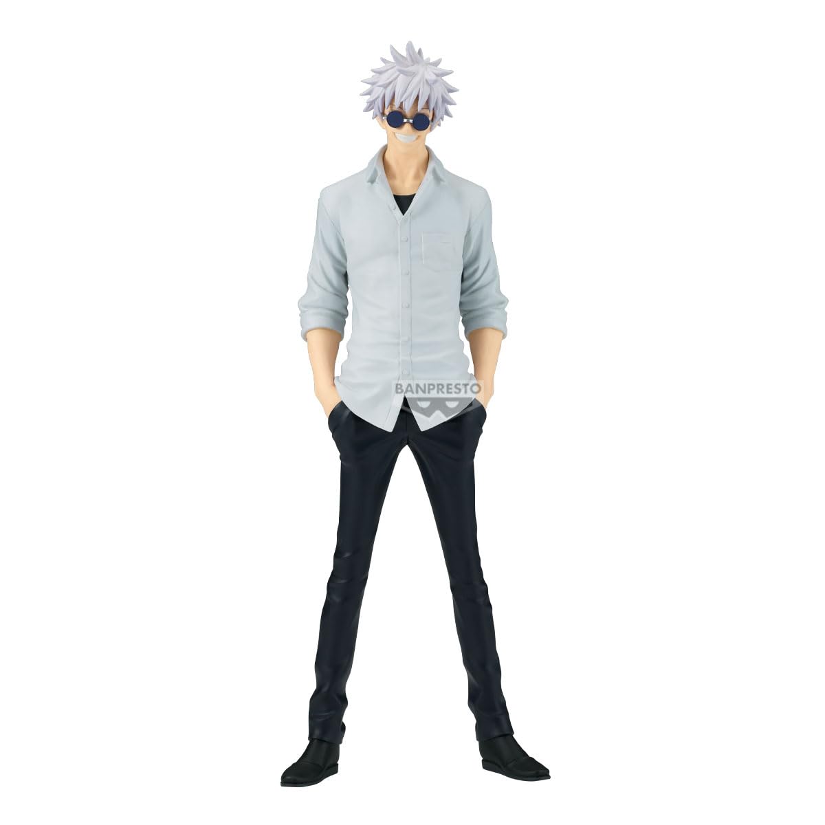 Banpresto King of Artist Satoru Gojo figure in Hidden Inventory pose for display collection.