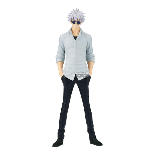 Banpresto King of Artist Satoru Gojo figure in Hidden Inventory pose for display collection.