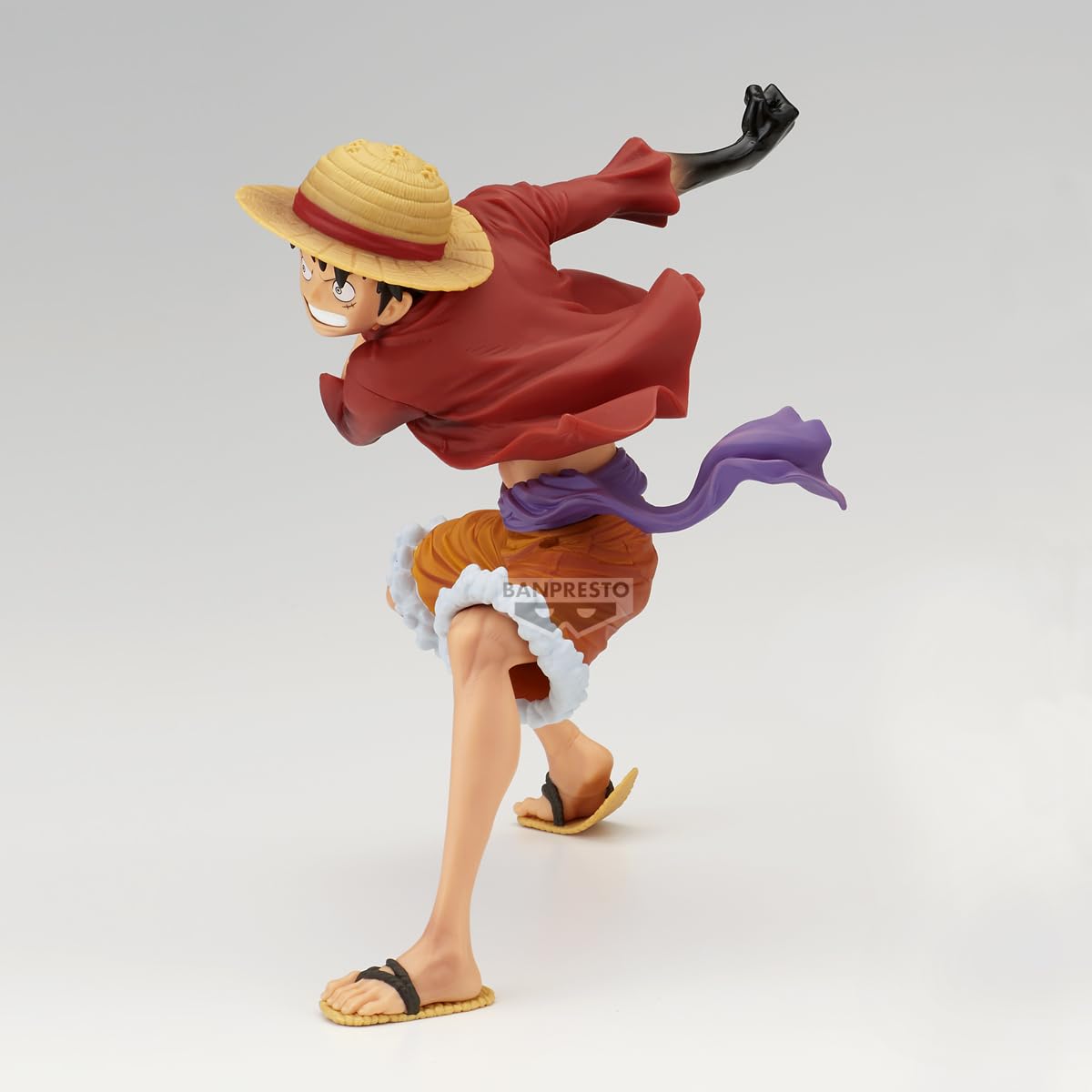 Banpresto Maximatic Monkey D. Luffy Special A close-up sculpt, detailing texture and dynamic lines.