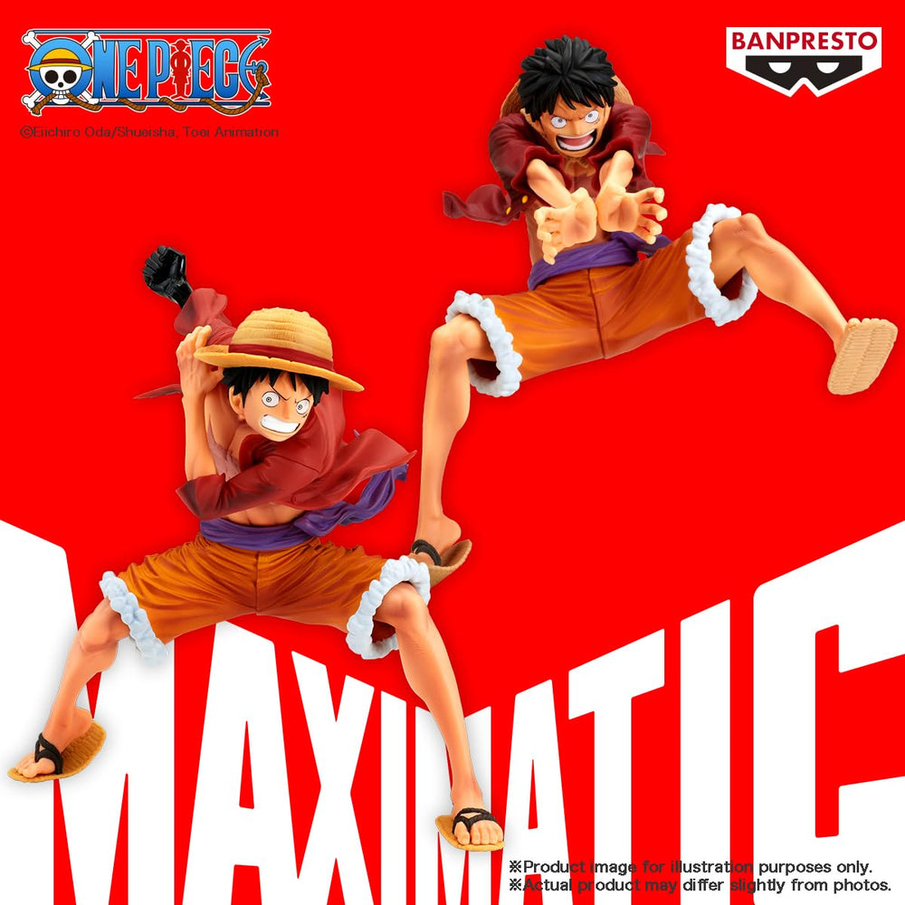 Banpresto Maximatic Monkey D. Luffy Special A display-ready shot, enhances social media showcases.