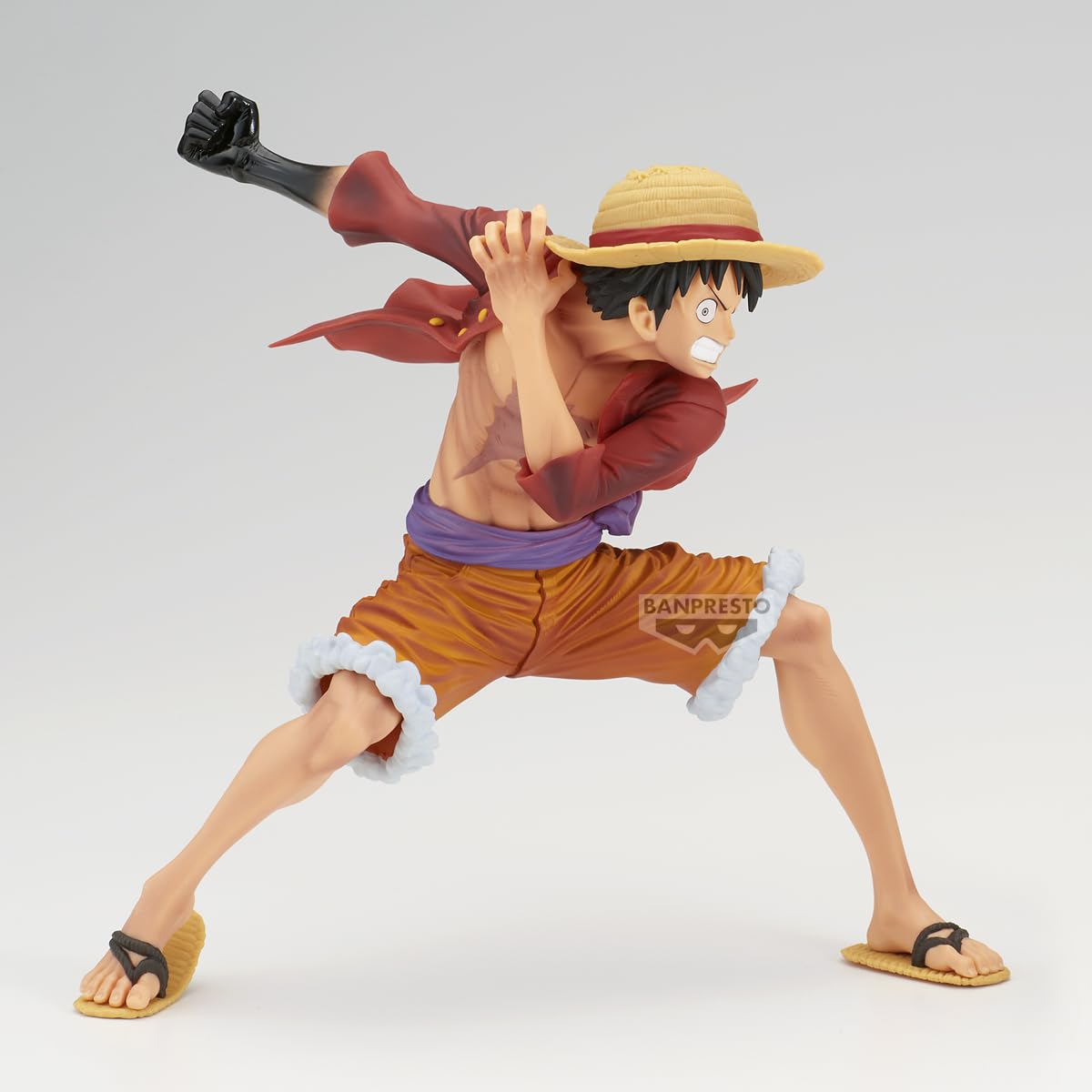 Banpresto Maximatic Monkey D. Luffy Special A side view, display-ready from all angles.
