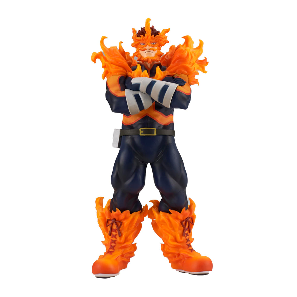 Banpresto Endeavor figure from My Hero Academia, front view, ideal display piece for collectors.