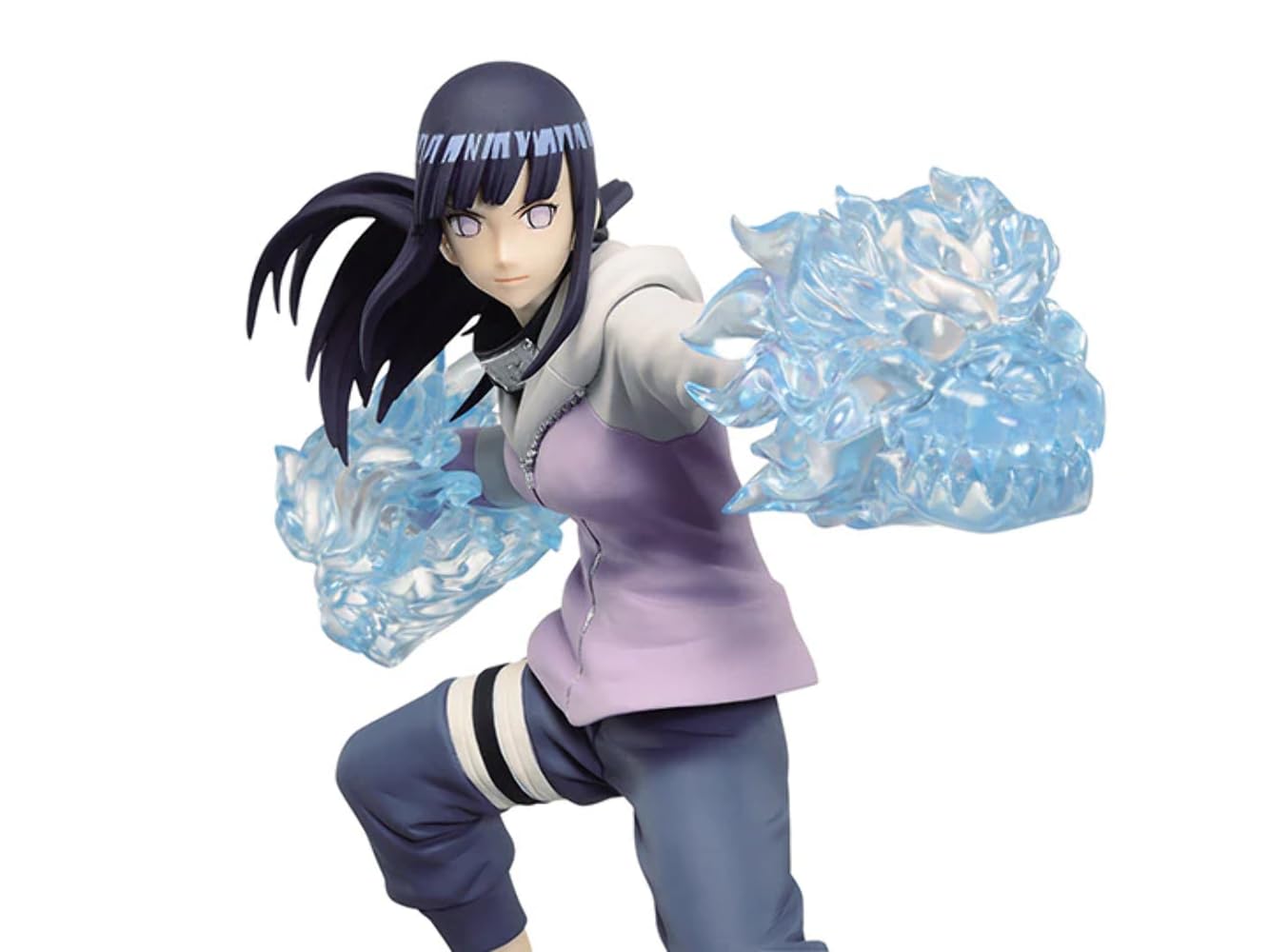 Banpresto Hinata Hyuga figure, 6.5 inches tall, vibrant colors for anime shelves.