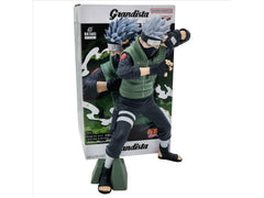 Banpresto Kakashi Grandista, iconic pose, perfect for shelf display and collection.