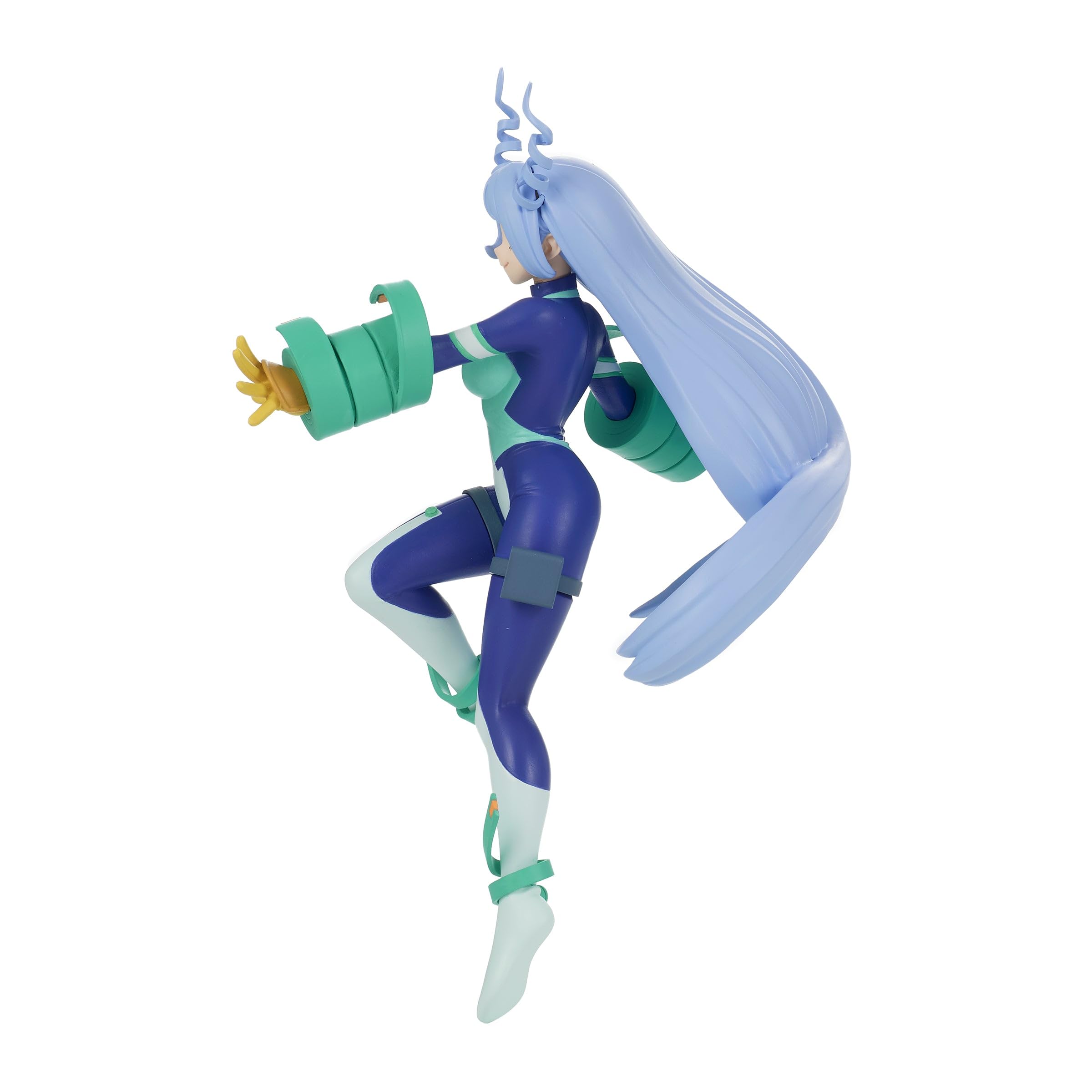 Banpresto Nejire Hado figure with base stand included for stable, easy posing.