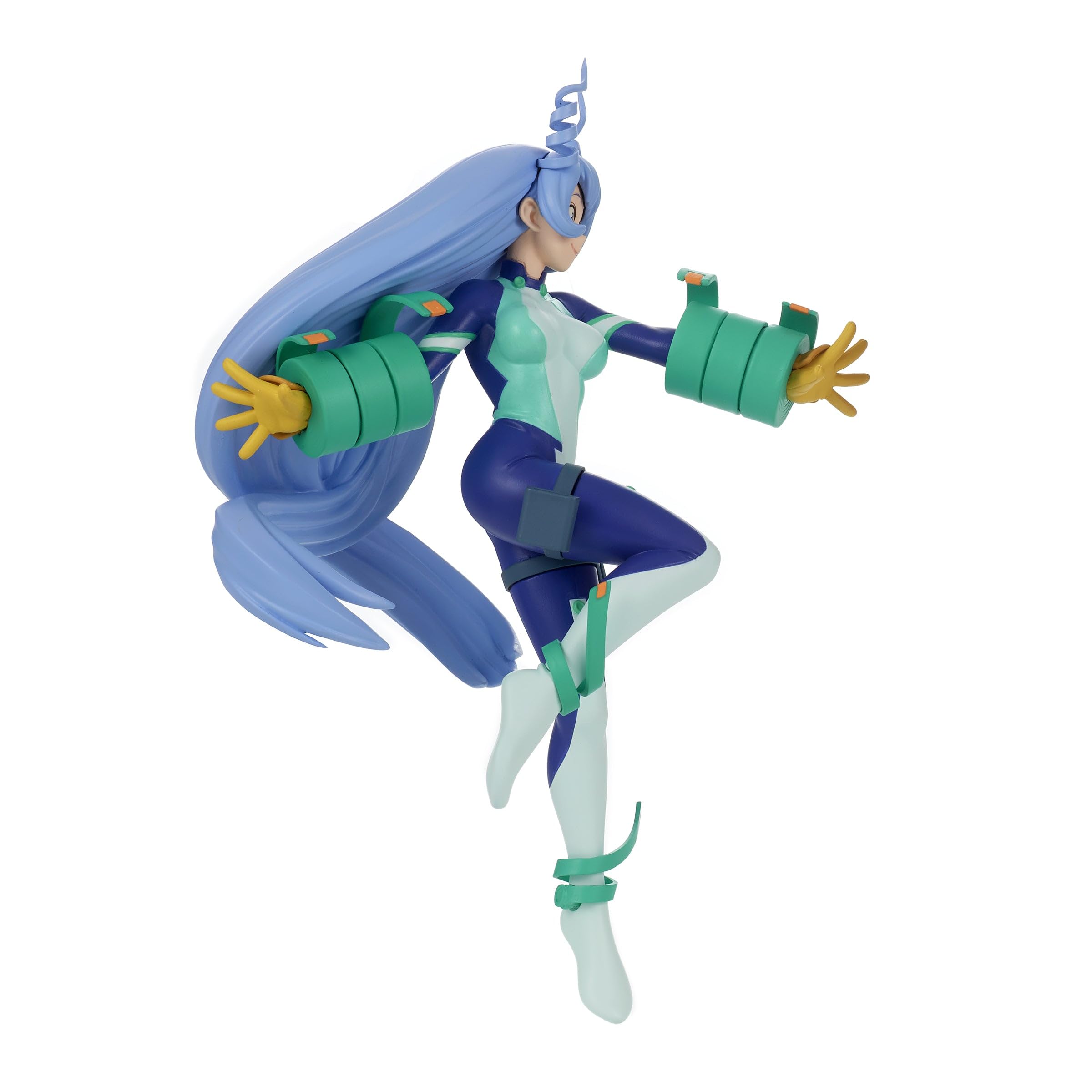 Banpresto Nejire Hado detailing, Wave Motion effects add visual impact on shelves.