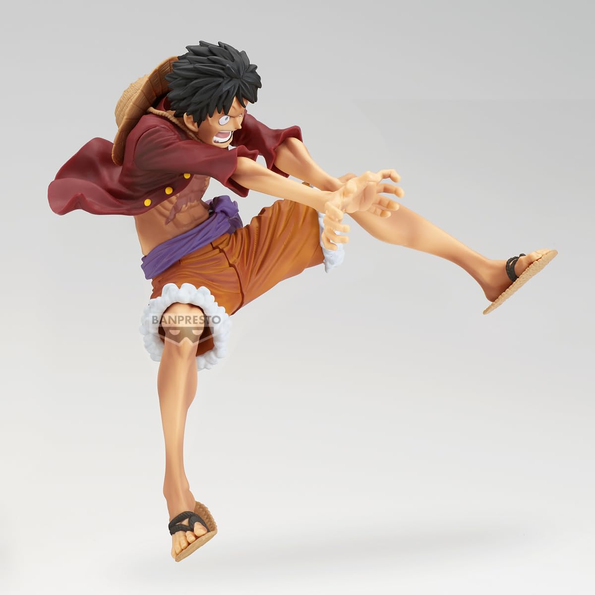 Banpresto Monkey D. Luffy Maximatic Special B figure, detail face, crisp sculpting and expression.