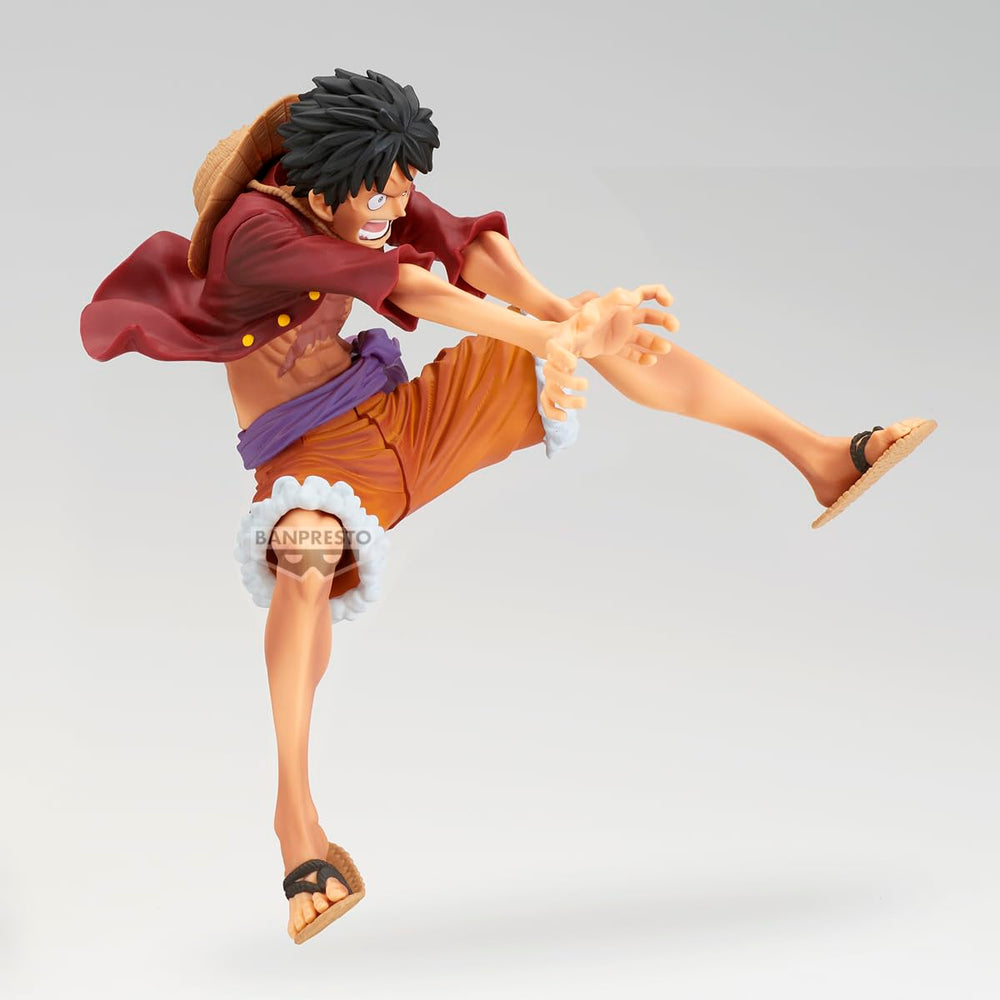Banpresto Monkey D. Luffy Maximatic Special B figure, detail face, crisp sculpting and expression.