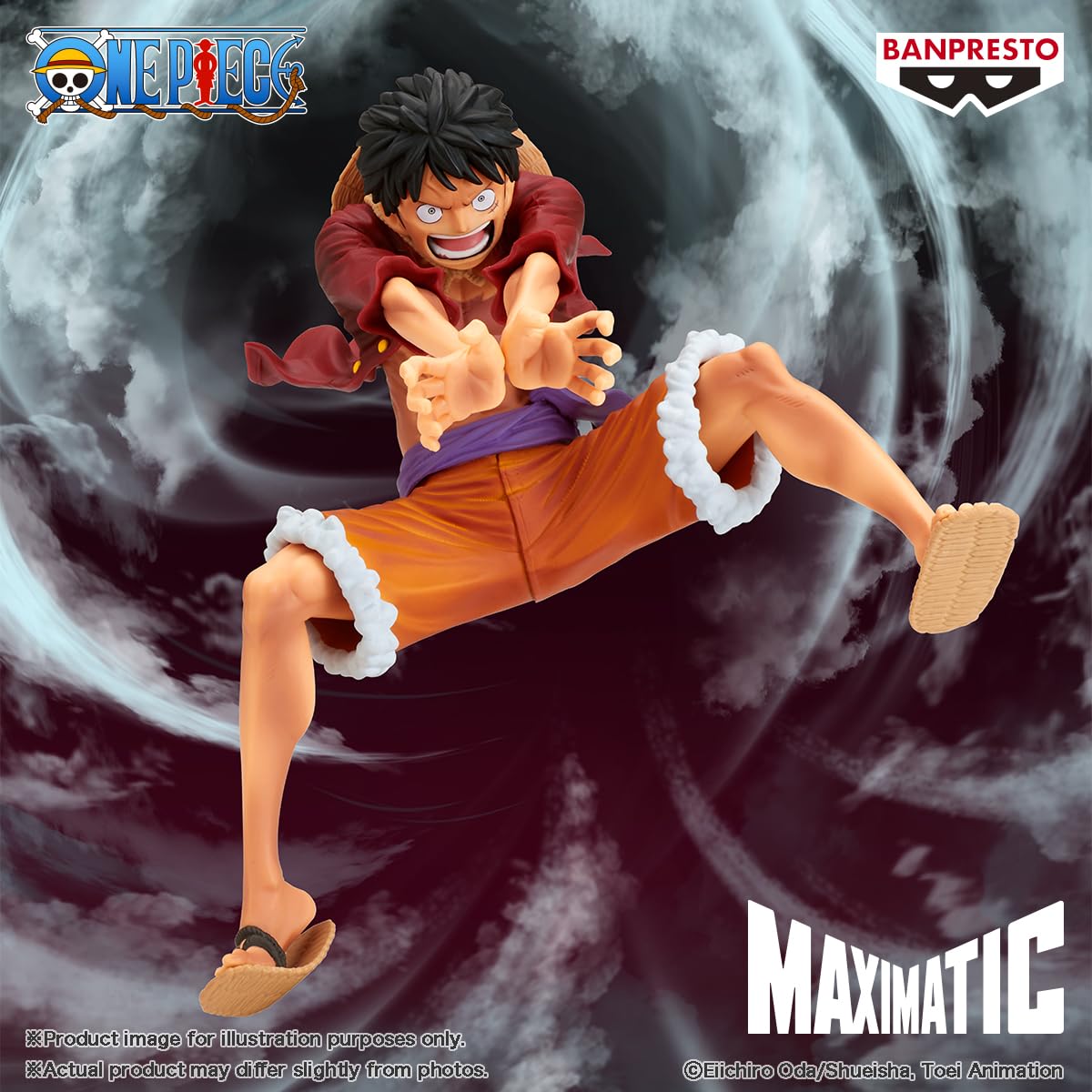 Banpresto Monkey D. Luffy Maximatic Special B, pair with other Banpresto figures for a scene.
