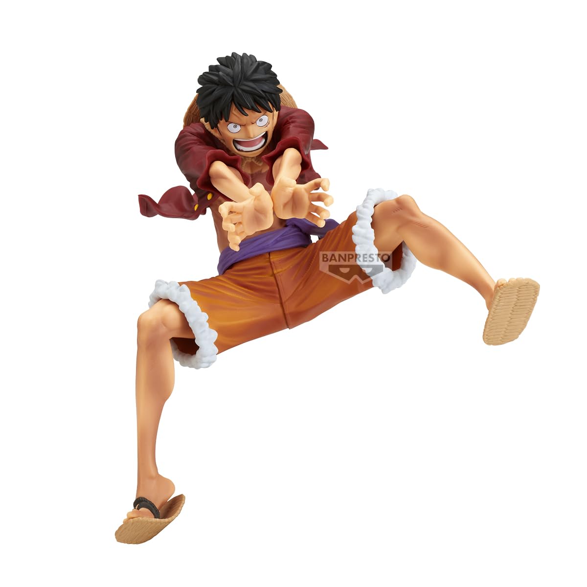 Banpresto Monkey D. Luffy Maximatic Special B figure, standing pose, ideal for display collections.