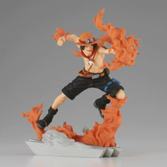 Banpresto Portgas D. Ace Senkozekkei figure in sealed box packaging.