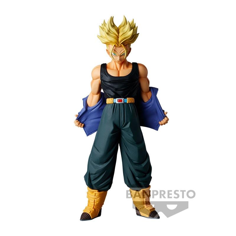 BanPresto Solid Edge Works Trunks figure with dramatic pose for shelf display.