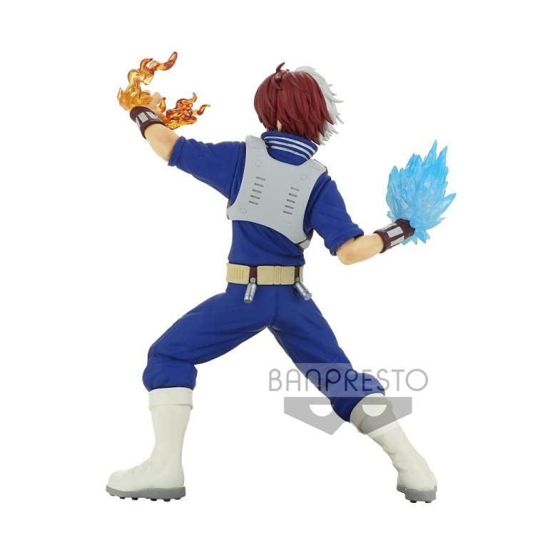 BanPresto Shoto Todoroki figure craftsmanship with hand-painted accents.