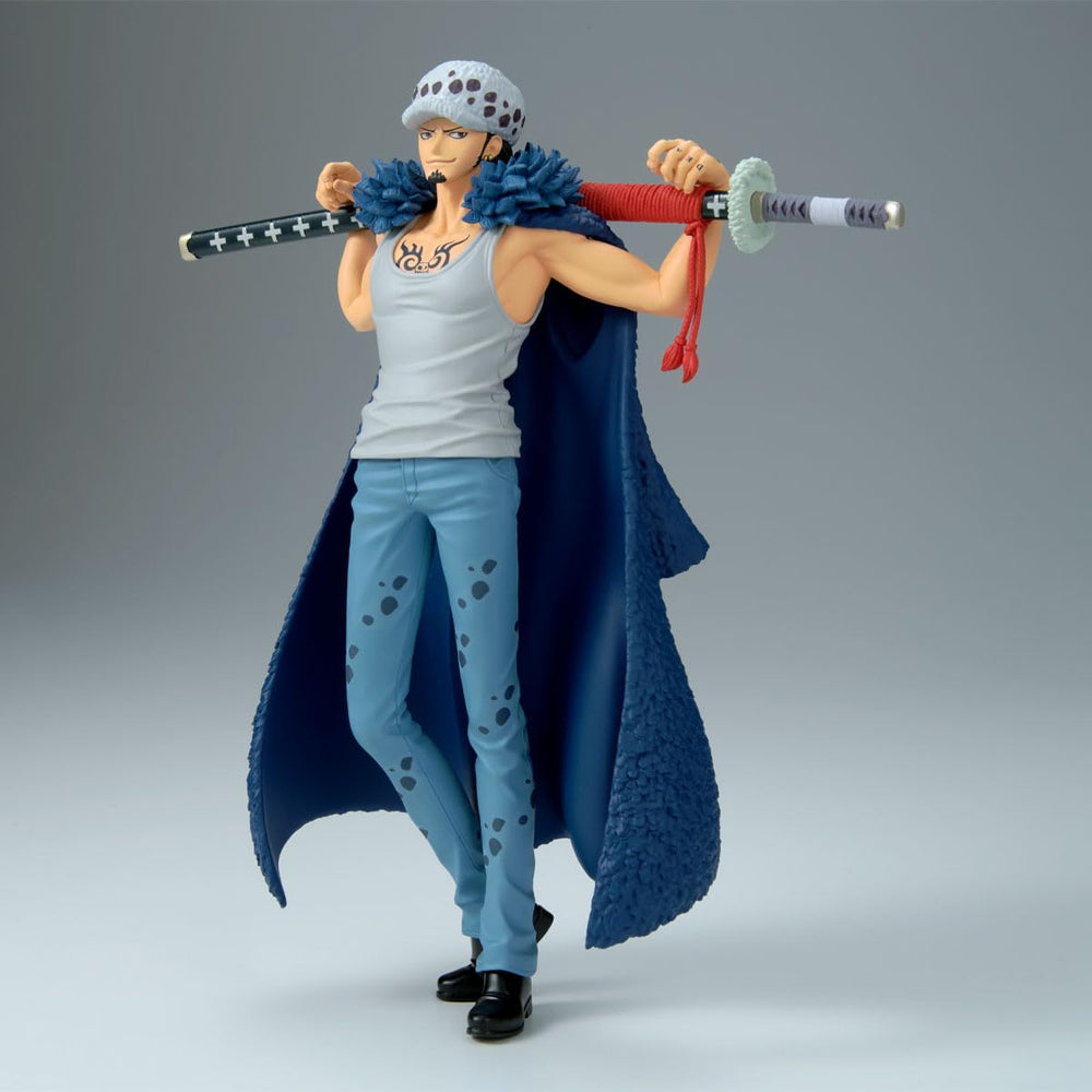 Banpresto Trafalgar Law DXF in iconic pose, ideal centerpiece for anime collections